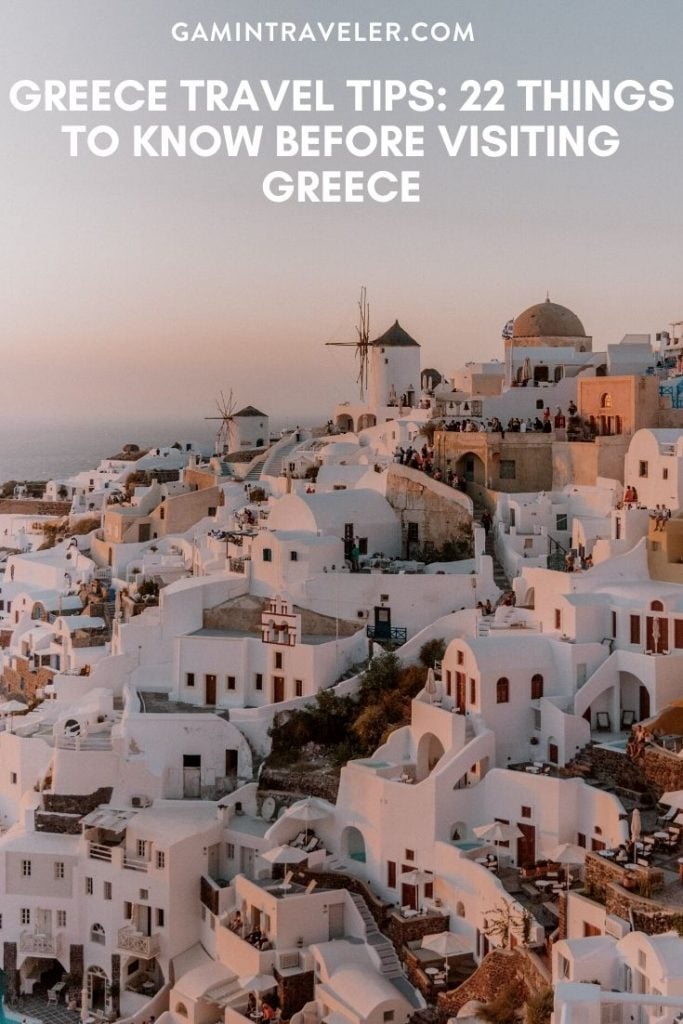 Greece travel tips, facts about Greece, things to know before visiting Greece