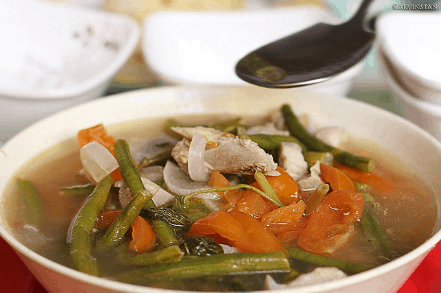 Sinigang, traditional Filipino food