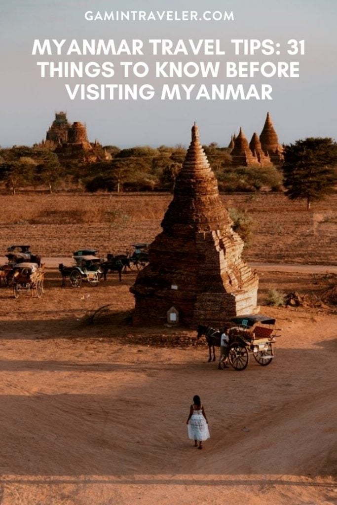 Myanmar travel tips, facts about Myanmar, things to know before visiting Myanmar