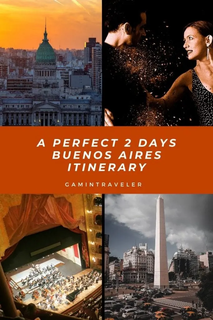 A PERFECT 2 DAYS BUENOS AIRES ITINERARY