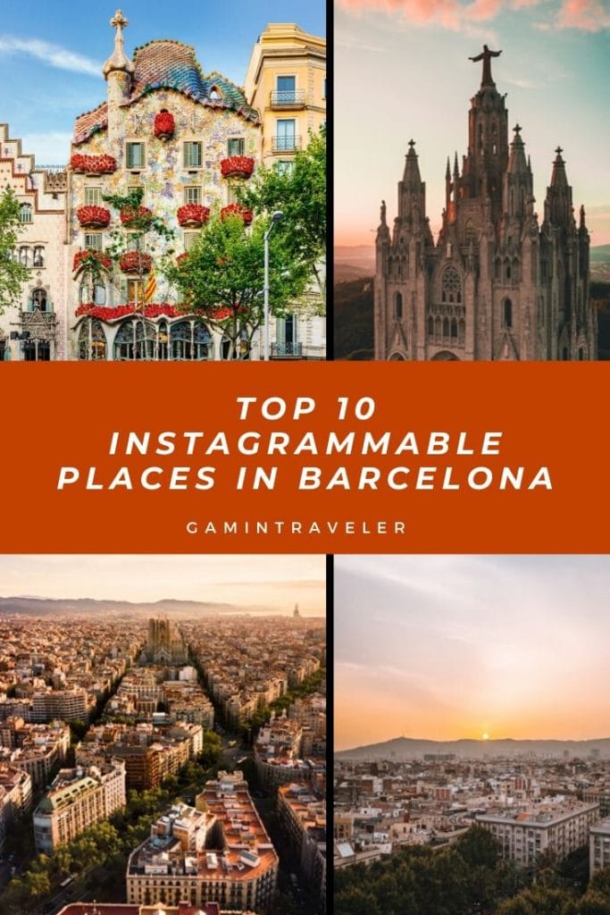 TOP 10 INSTAGRAMMABLE PLACES IN BARCELONA