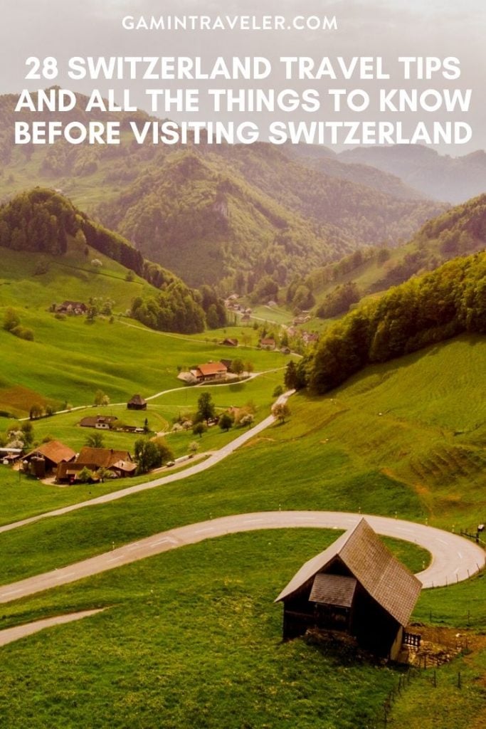 Switzerland travel tips, facts about Switzerland, things to know before visiting Switzerland