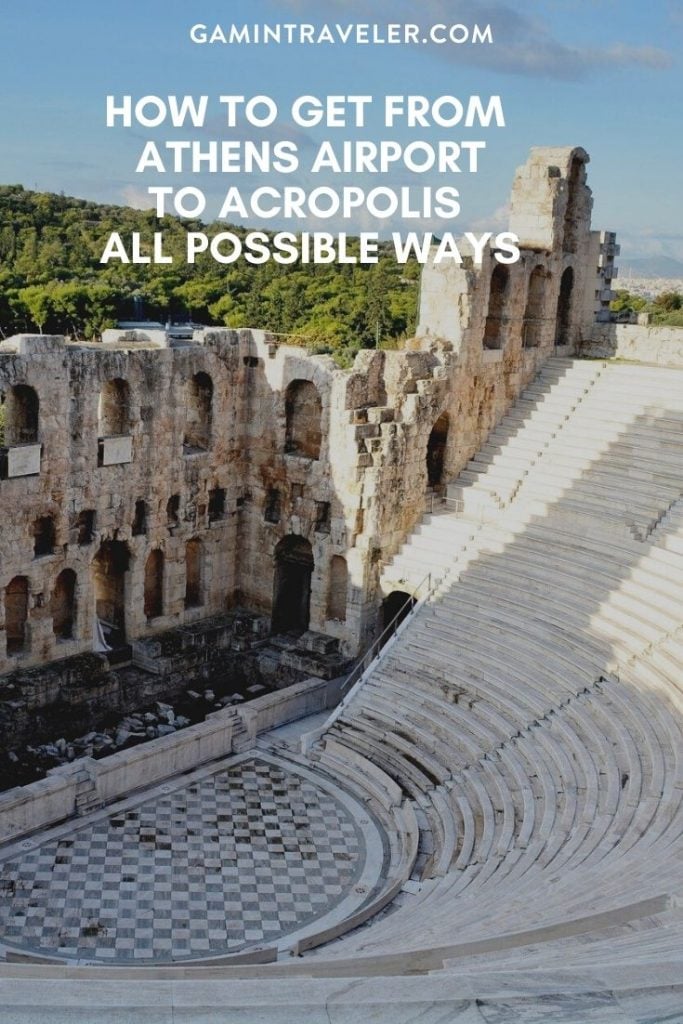 athens airport to acropolis, How To Get From Athens Airport To Acropolis - All Possible Ways