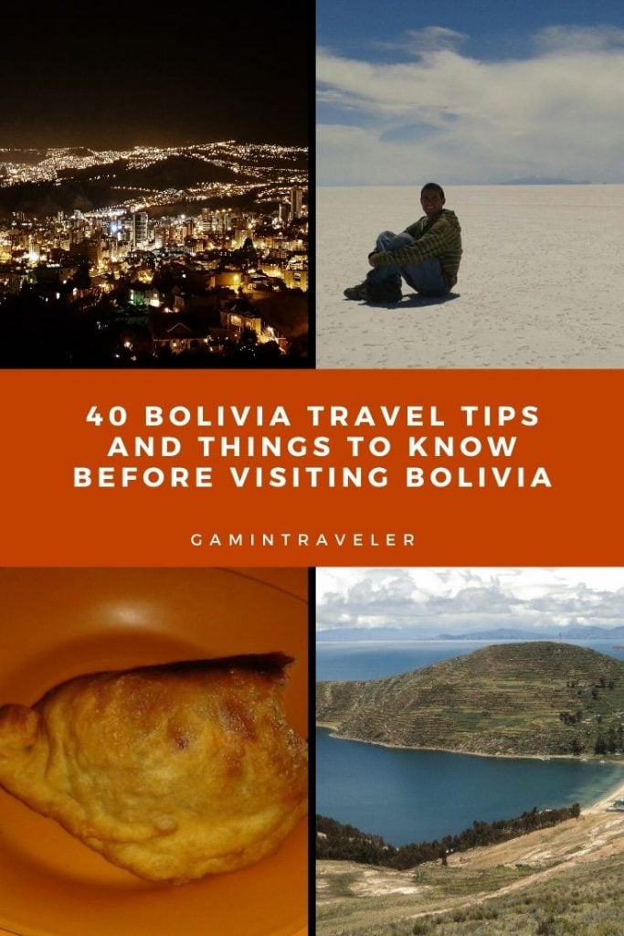 Bolivia travel tips, things to know before visiting Bolivia, facts about Bolivia
