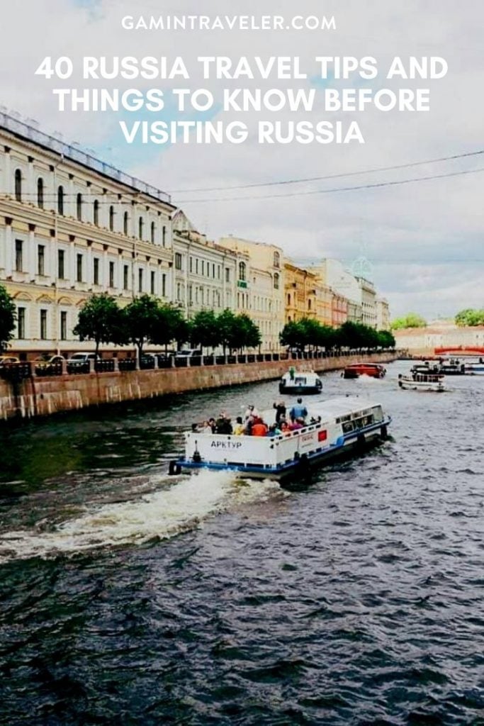 Russia travel tips, things to know before visiting Russia, facts about Russia