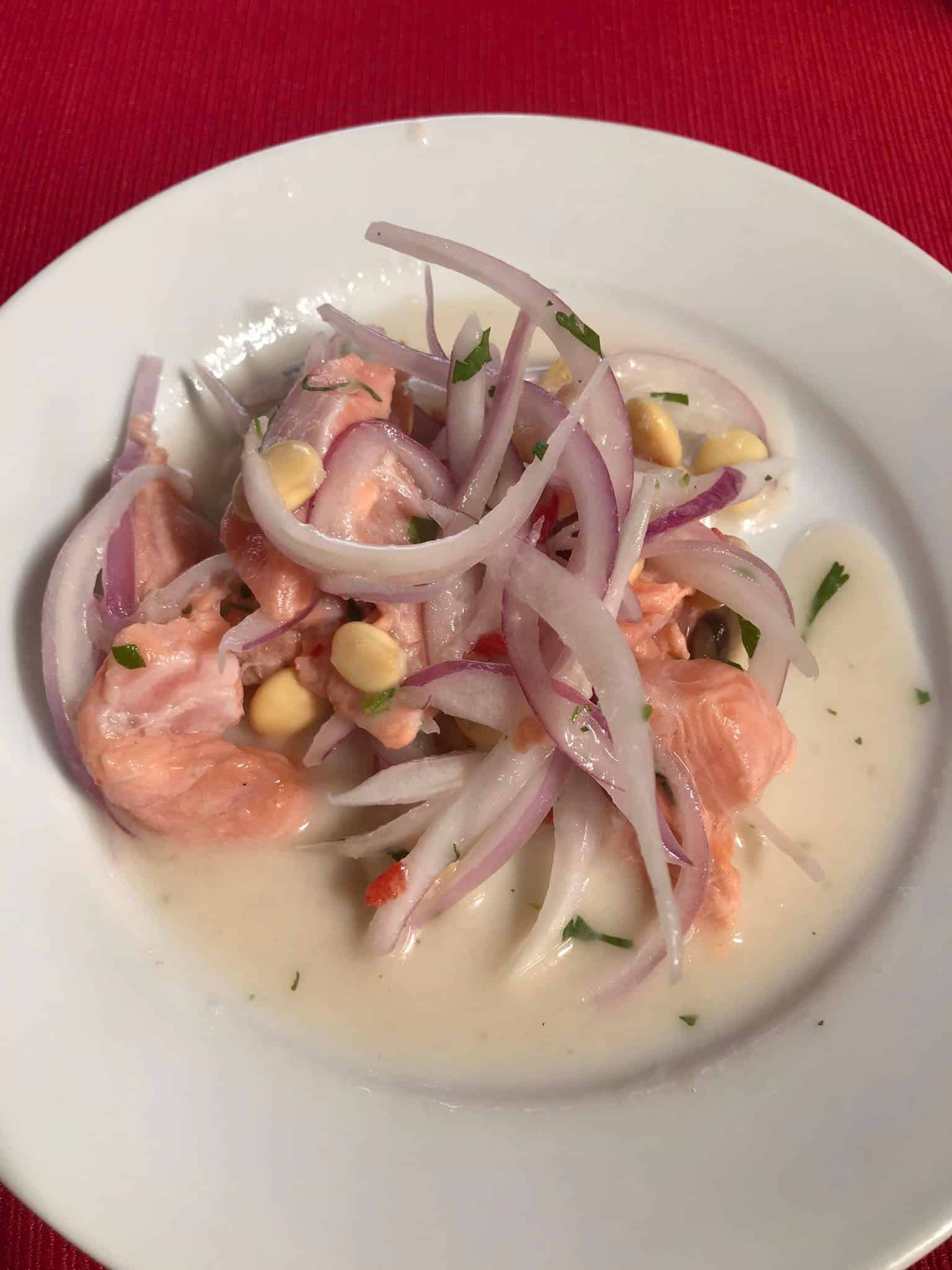 Enjoy a local lunch at Sacred Valley., Ceviche,