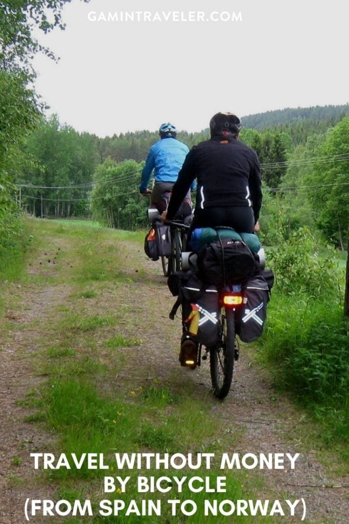 TRAVEL WITHOUT MONEY BY BICYCLE (FROM SPAIN TO NORWAY)