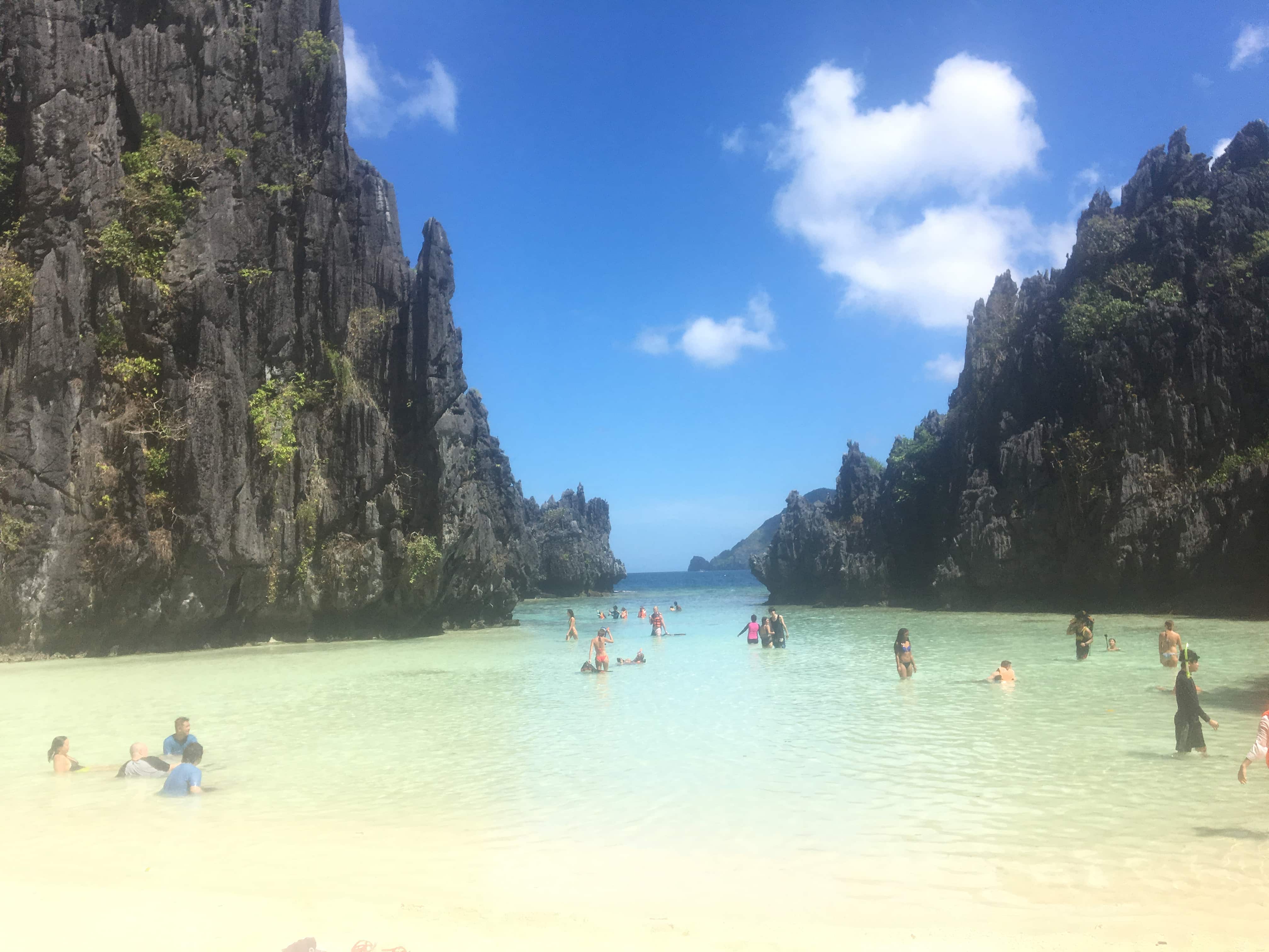 Palawan tourist spots, Hidden Beach