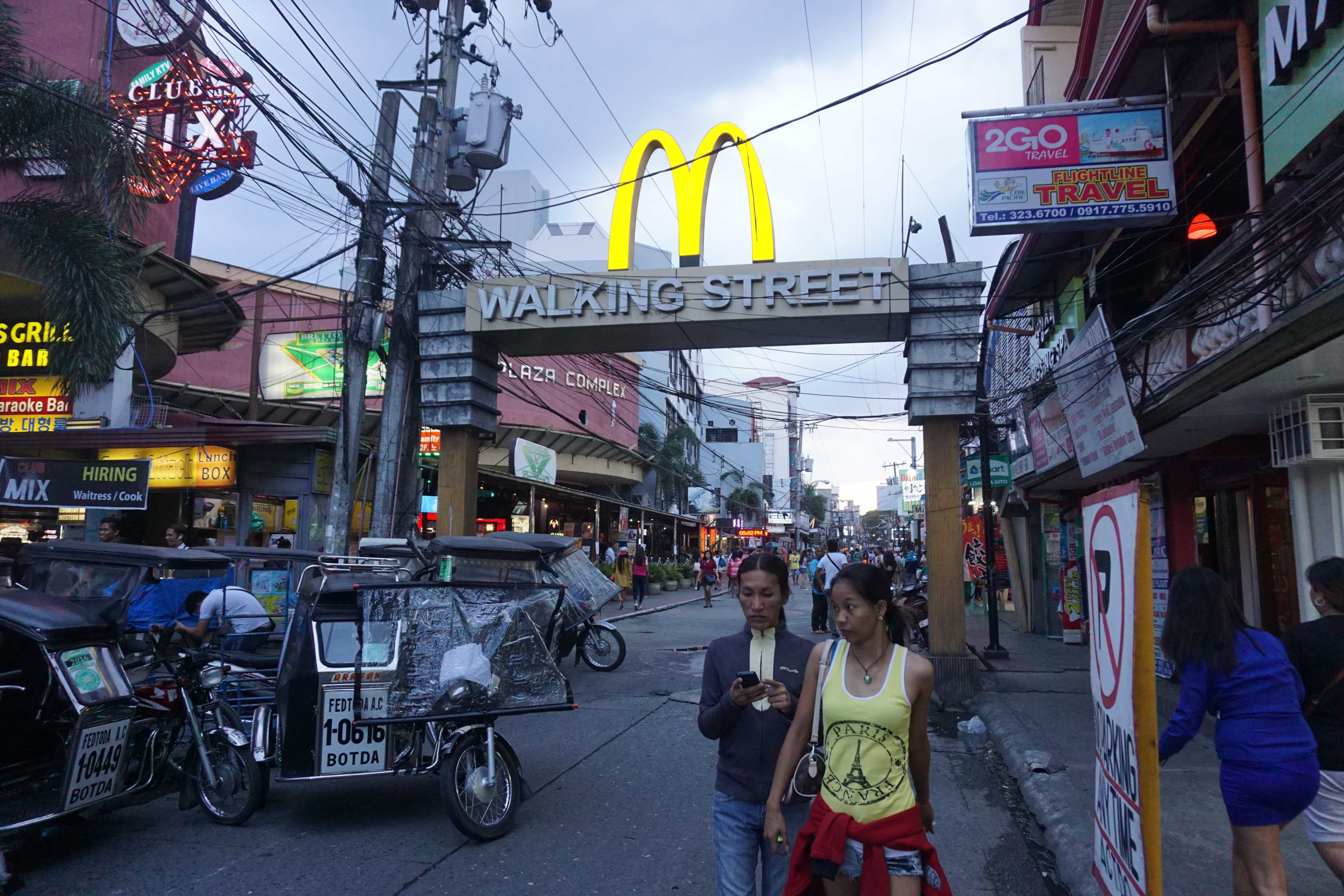 Walking street, things to do in Angeles City, where to eat in Angeles City, angeles city travel guide
