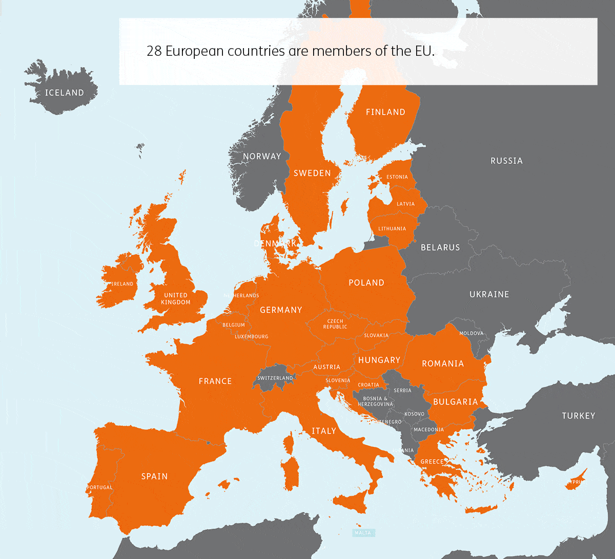 Map of Schengen Area
