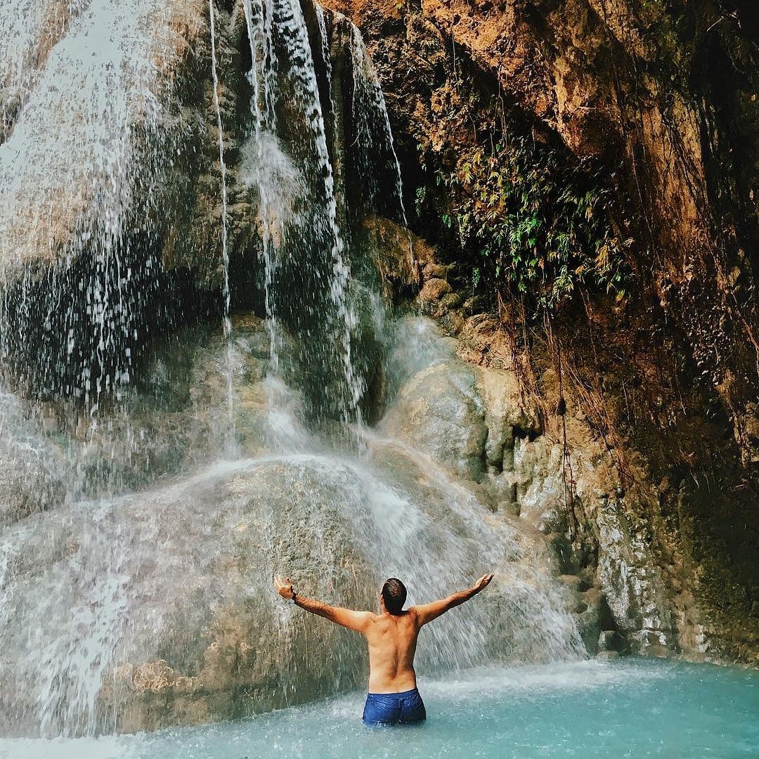 instagrammable places in Cebu, Aguinid Falls