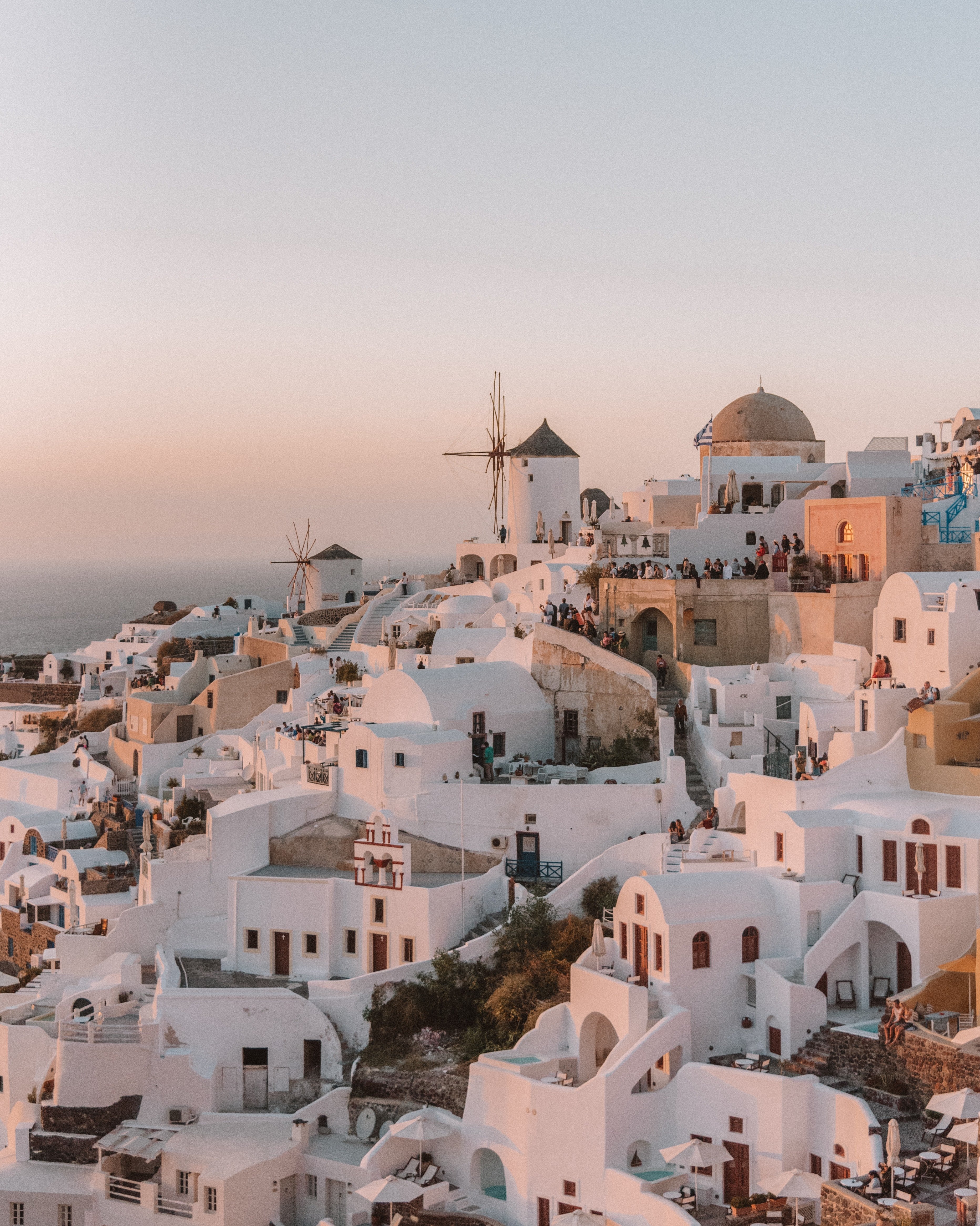 instagrammable places in Santorini, sunset in Oia