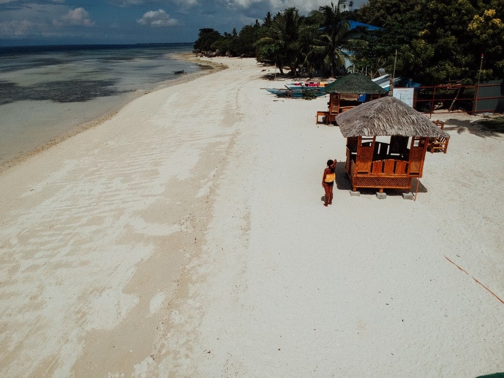 Lambug Beach, tourist spots in the Philippines