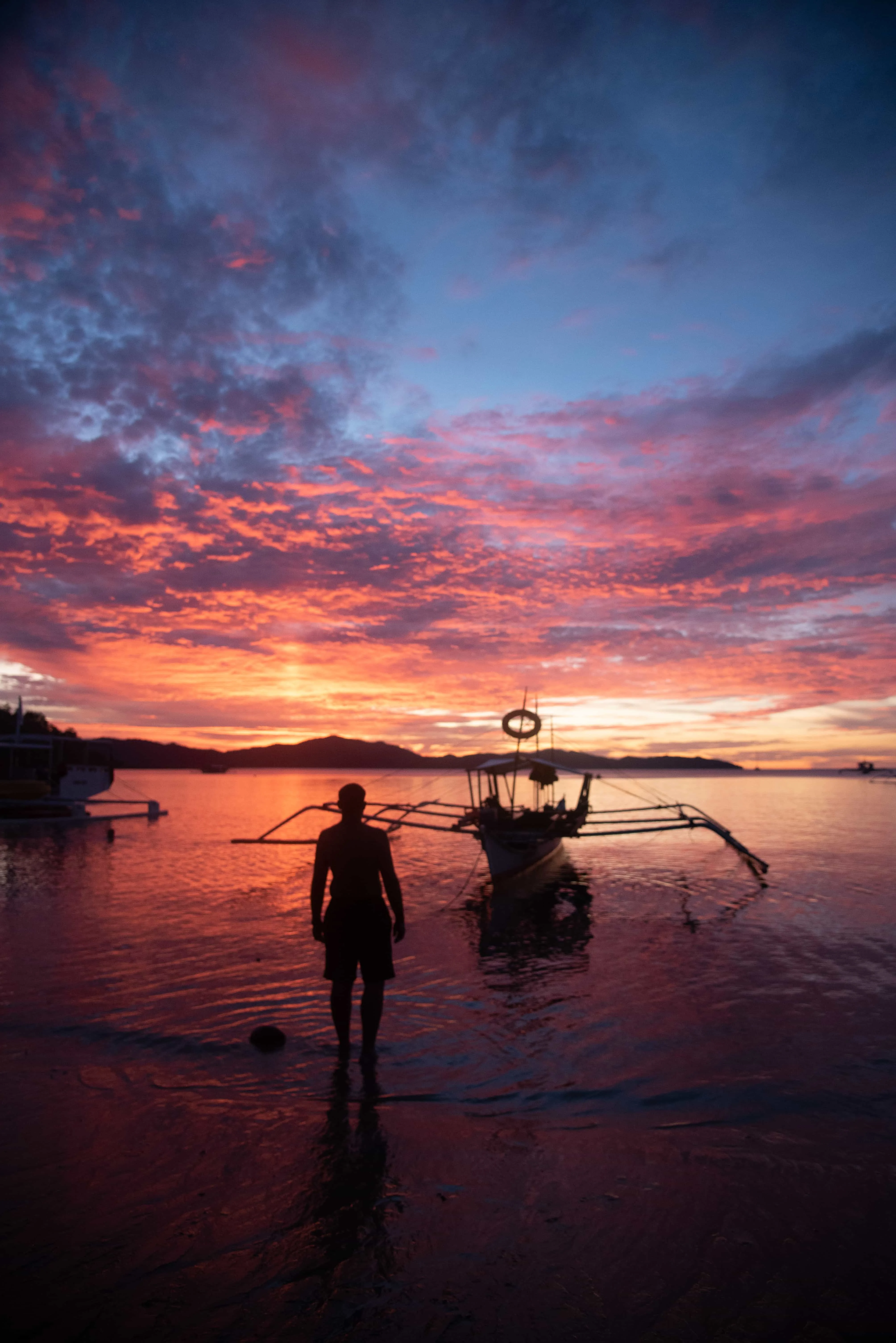 sunset in Port Barton, things to do in Port Barton, Palawan itinerary