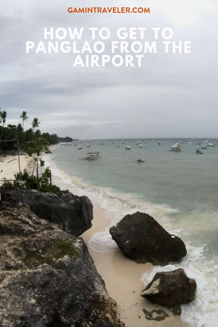 how to get to Panglao from the airport
