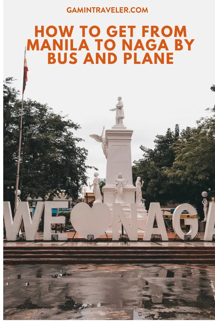 how to get from Manila to Naga by Bus