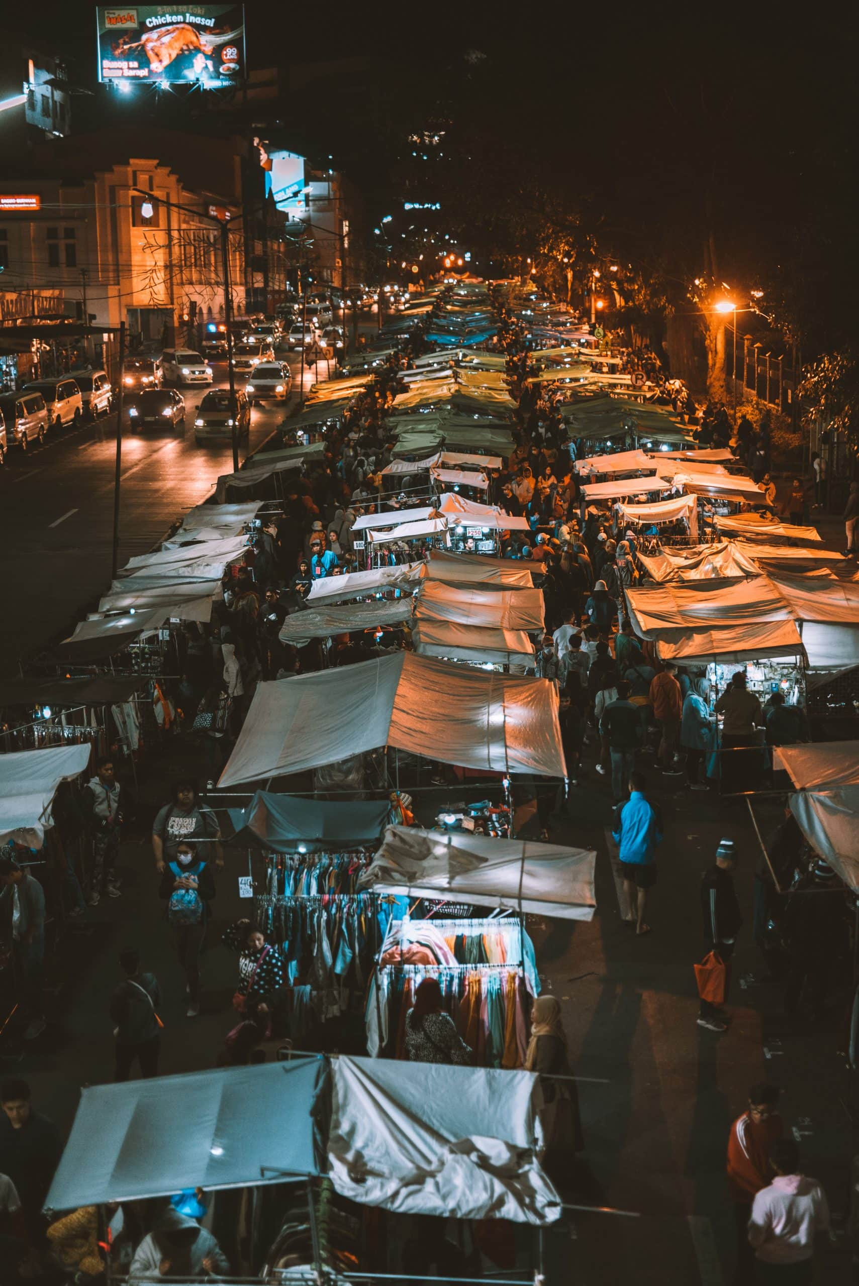 Baguio tourist spots, Baguio travel guide, night market in Baguio