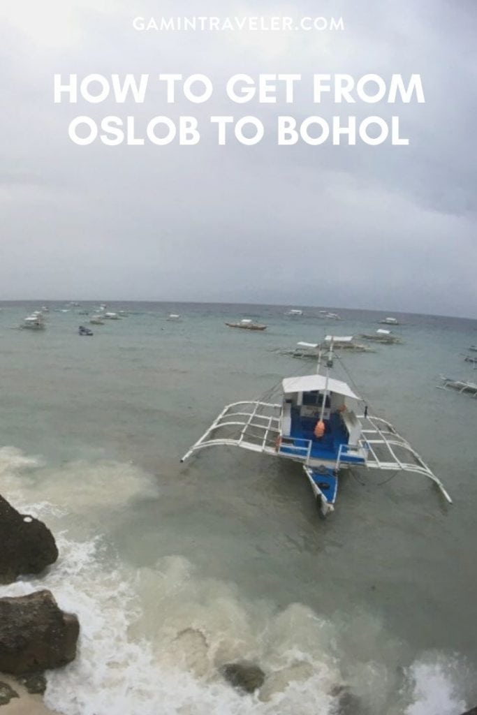 How To Get From Oslob to Bohol by Ferry