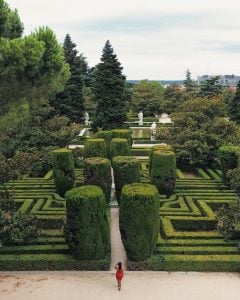 sabatini gardens, Madrid Instagram Spots, most instagrammable places in madrid
