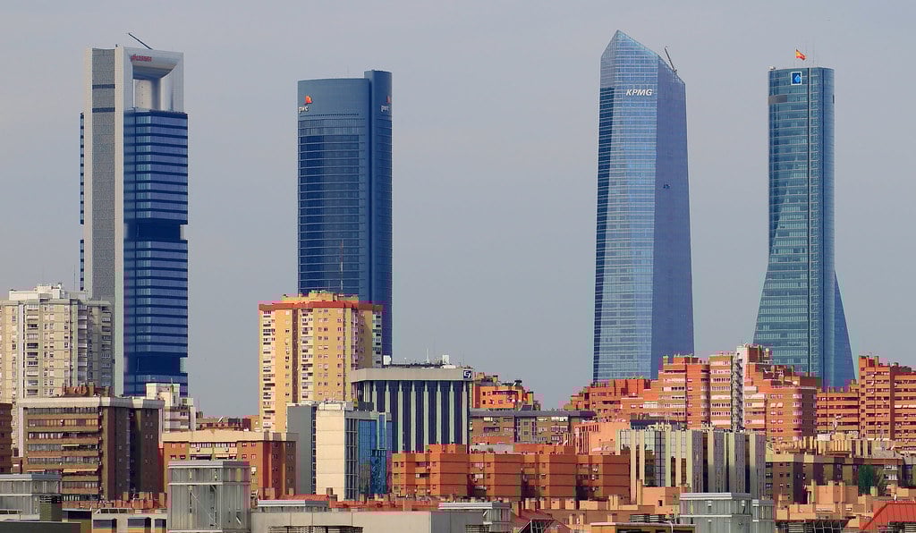 Cuatro Torres Business Area, Madrid Instagram Spots, most instagrammable places in madrid