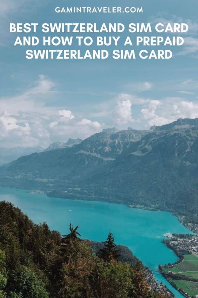 tourist sim card zurich