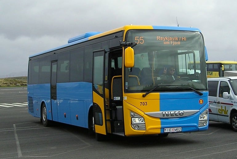 Reykjavik Airport To Downtown, Keflavik Airport To Reykjavik, How To Get From Reykjavik Airport To City Center, Reykjavik Bus 55, bus from Reykjavik Airport To City