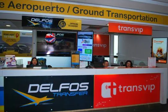 Transvip and Delfos, santiago airport to city, Arturo Merino Benítez Airport, Bus Santiago Airport, How To Get From Santiago Airport to City Center