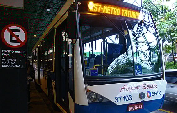 Bus 257 Sao Paulo Airport, Sao Paulo airport to city center, Sao Paulo airport to city, How To Get From Sao Paulo Airport To City Center