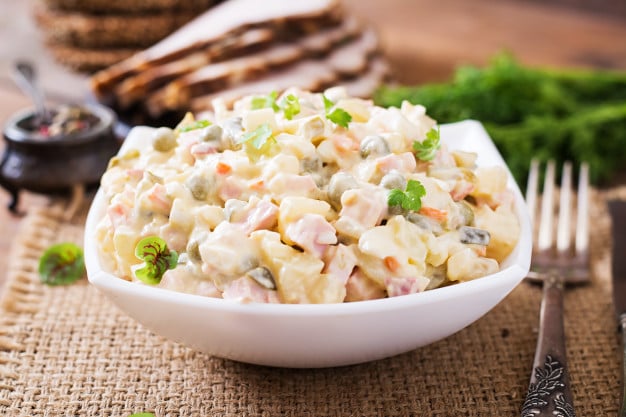 Costa Rican food, food in Costa rica, costa rican dishes, Costa Rican cuisine, Ensalada Rusa