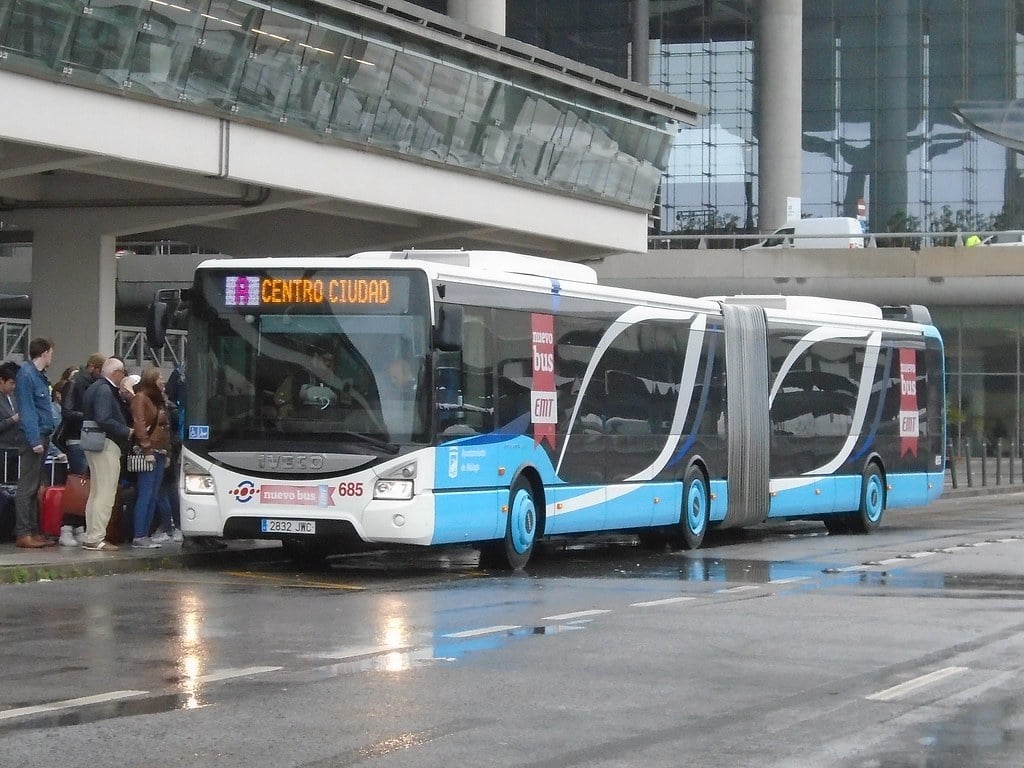 Bus Malaga Airport, Malaga airport to city center