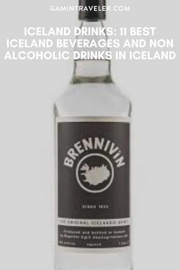 iceland drinks, iceland beverages, drinks in iceland, icelandic drinks