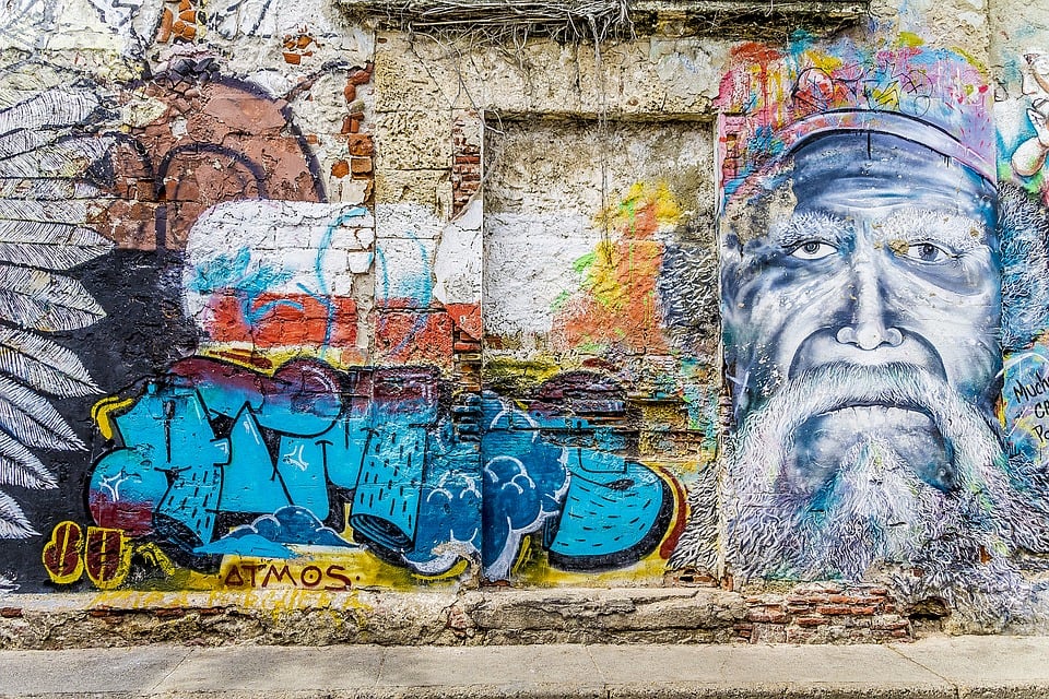 Graffiti wall, Colombia instagram spots, most instagrammable places in Colombia, Colombia photos, Colombia photography