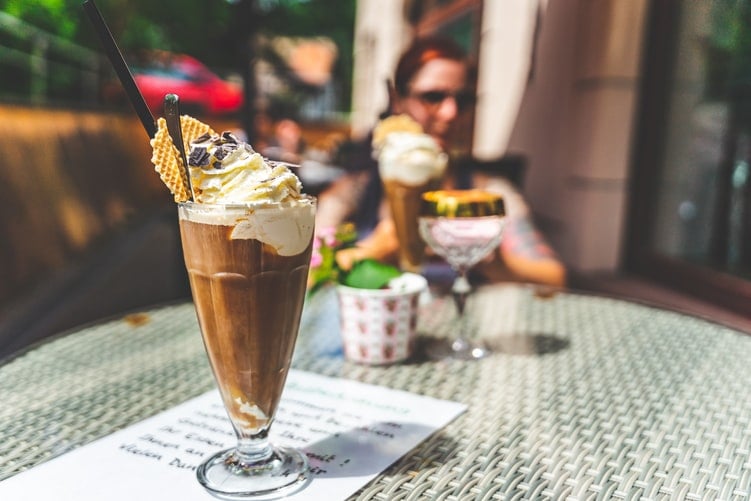 German Food, German cuisine, Traditional German Food, food in Germany, German dishes, German drink, drinks in Germany, Eiskaffee