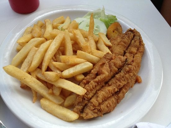 fried flying fish, flying fish, breakfast in Barbados, Bajan breakfast, Barbadian breakfast