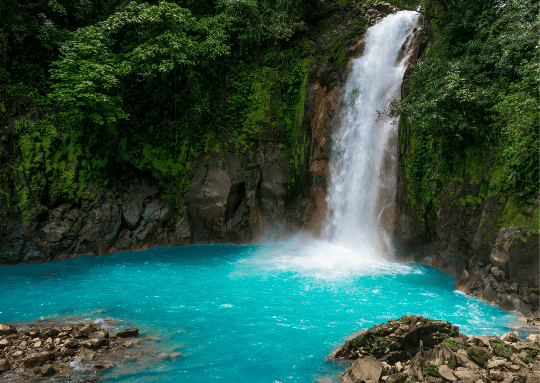 Rio Celeste Waterfall in Costa Rica - Aruba vs Costa Rica, Costa Rica vs Aruba