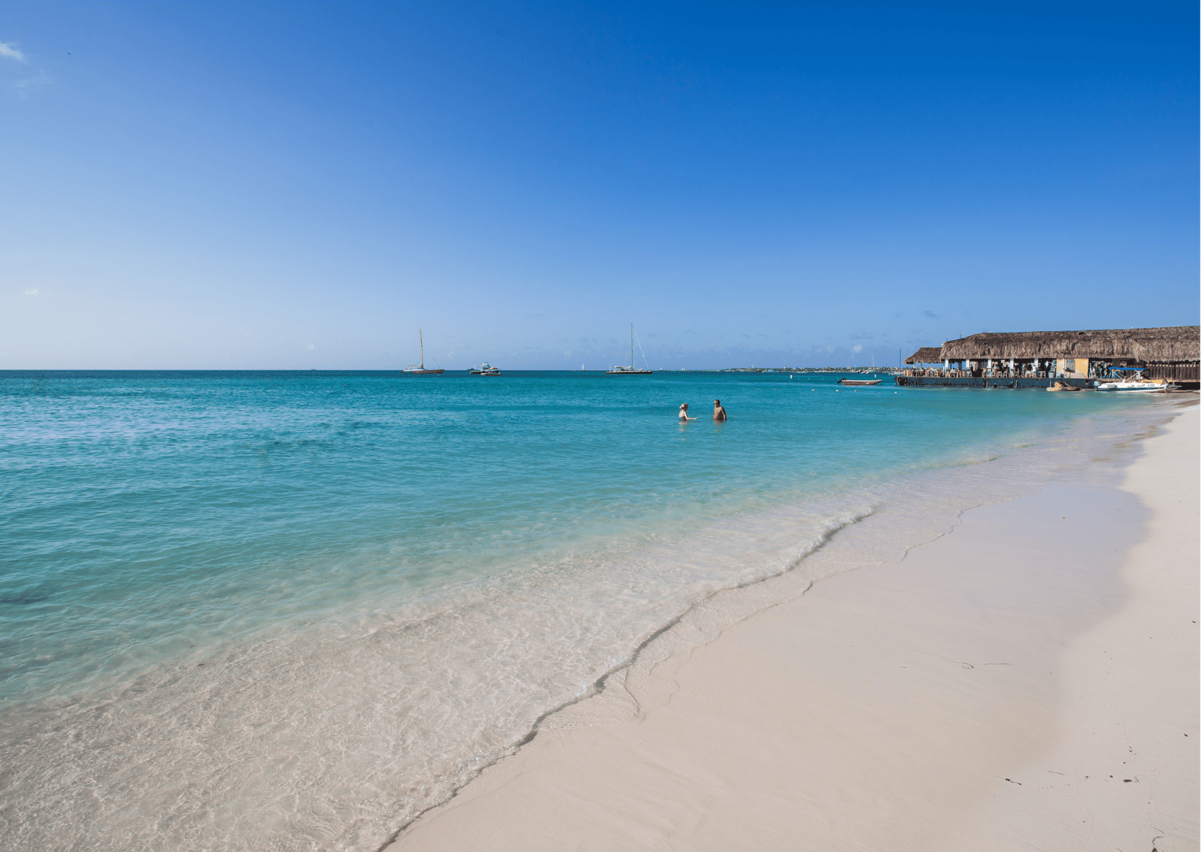 Palm Beach in Aruba - Aruba vs Belize
