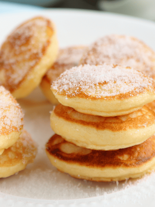 Dutch mini pancakes - poffertjes, Dutch Breakfast - 35 Best Breakfast in Netherlands and Traditional Dutch Breakfast