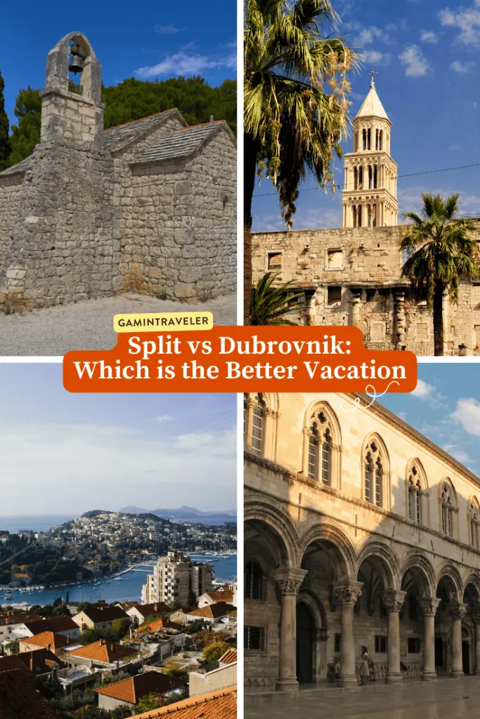 Split vs Dubrovnik: Which is the Better Vacation