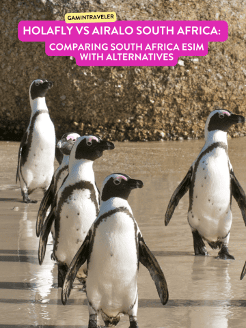 South Africa eSIM: Comparing Holafly vs Airalo for South Africa