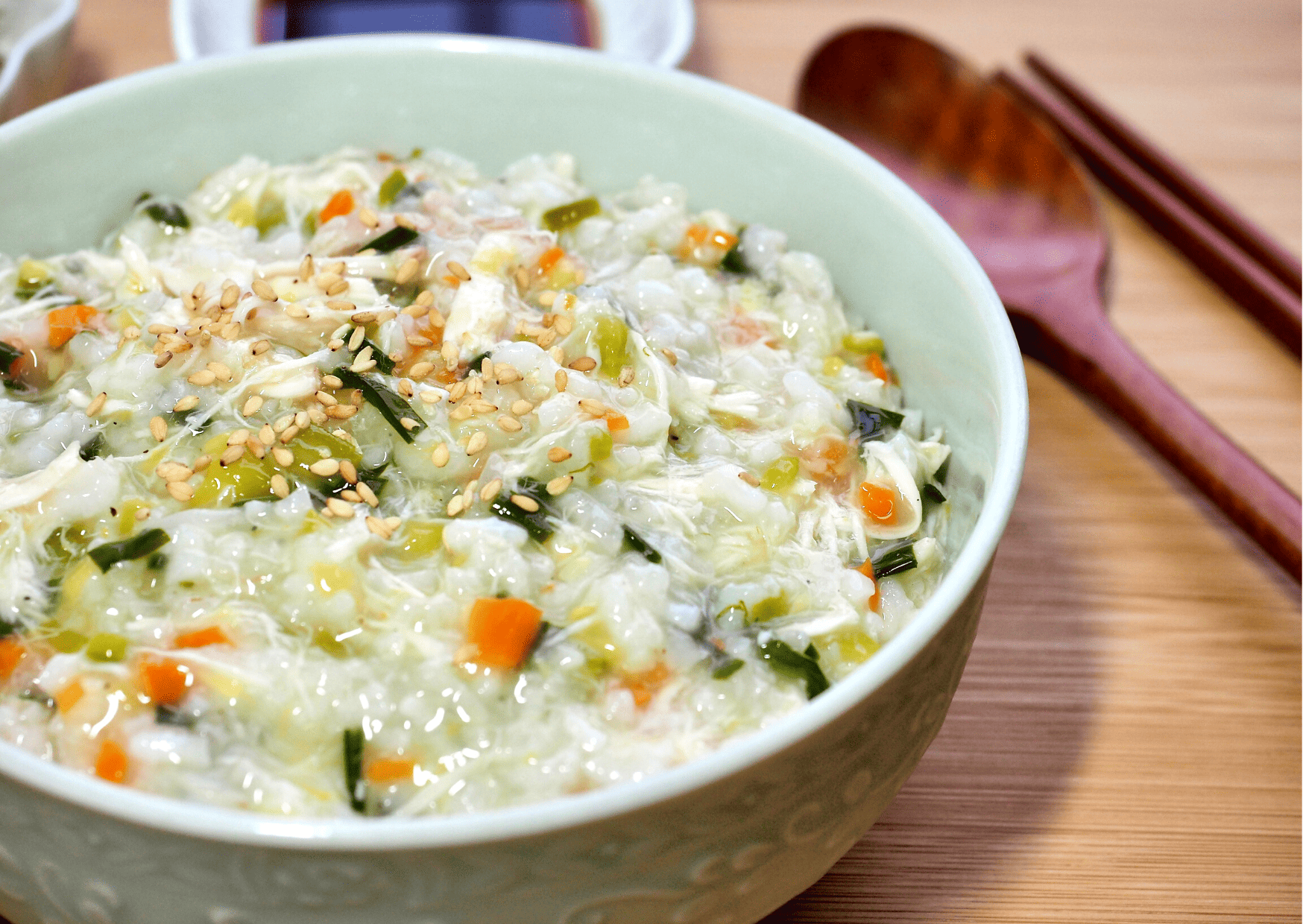 South Korea: Dak Juk and Banchan, Traditional Asian Breakfast, Asian Breakfast Foods