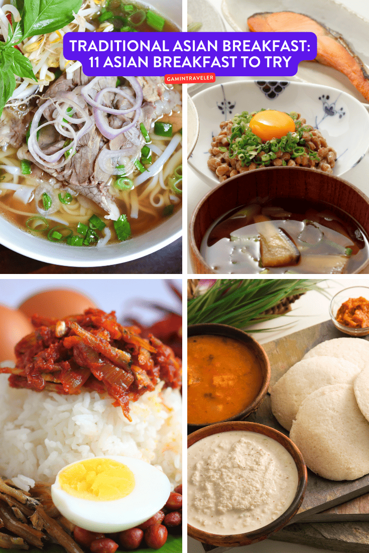 traditional Asian breakfast, Traditional Breakfast In Asia