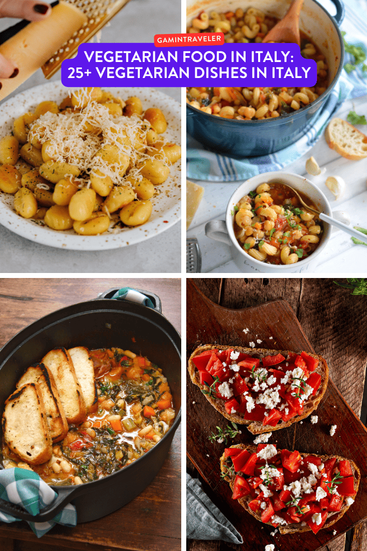 vegetarian food in italy, vegetarian dishes in italy
