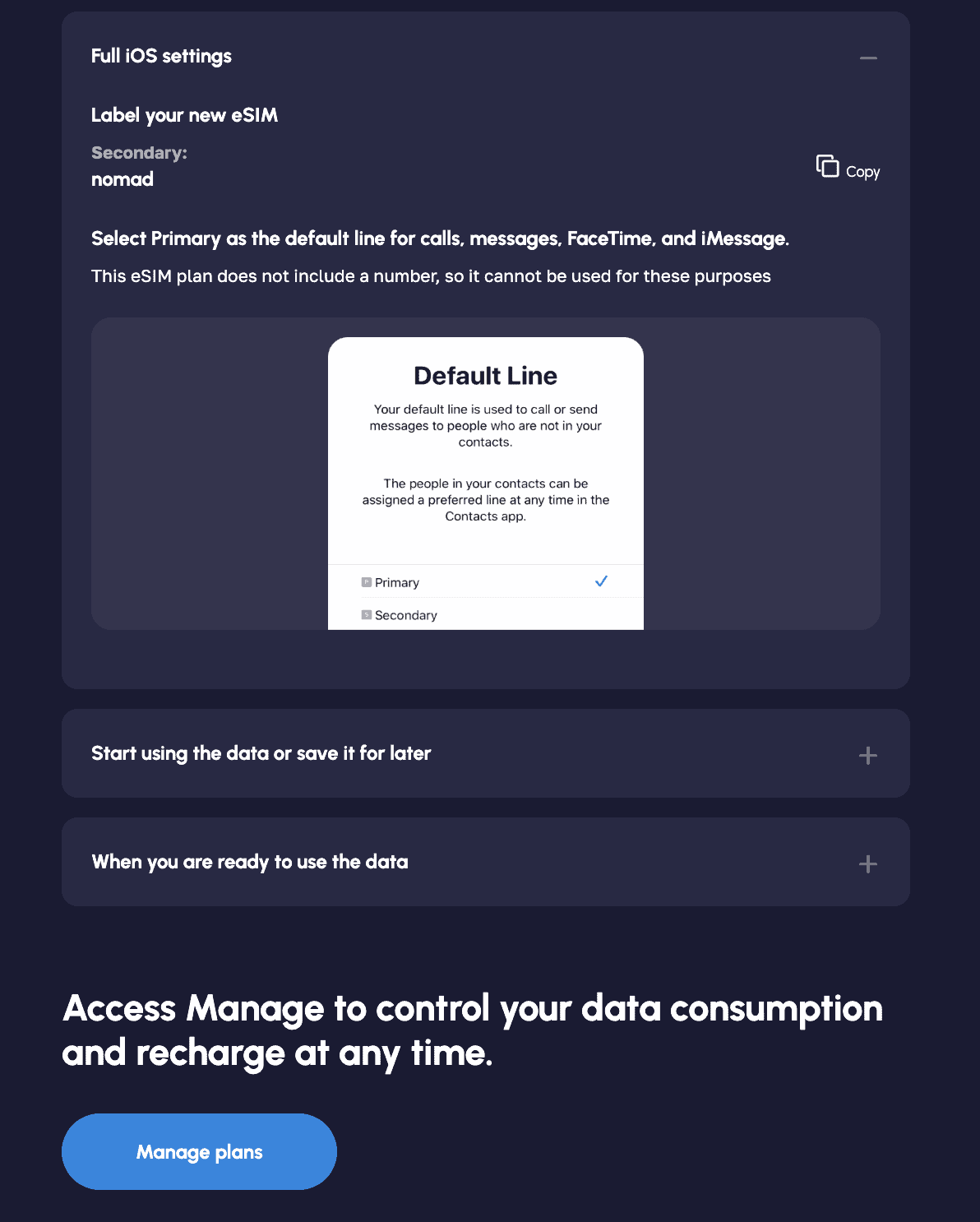 Nomad eSIM iOS, Nomad eSIM, Nomad USA, Nomad North America, Nomad Mexico plans