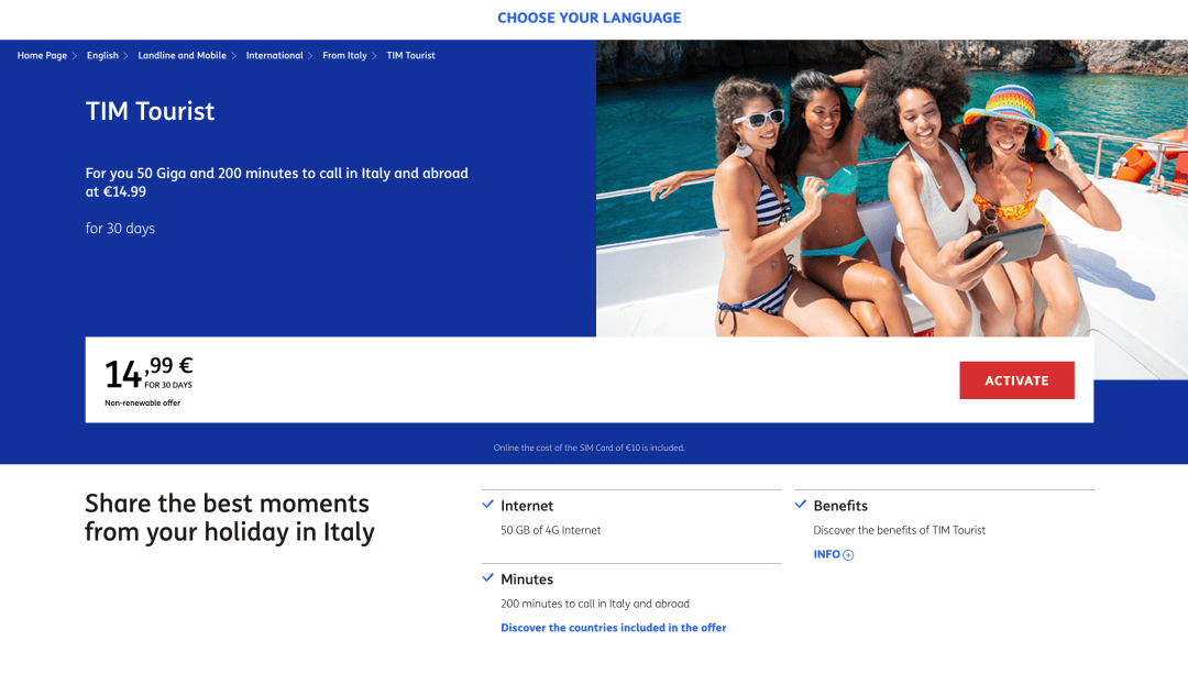 Tim Sim Italy Guide to the Best International SIM Card for Europe
