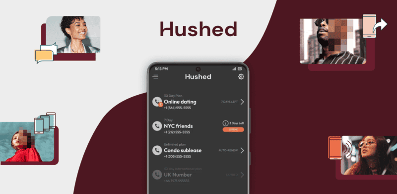 second private phone number, Hushed App, how to get a second phone number, Hushed Review, hushed review 2024, hushed, private phone number