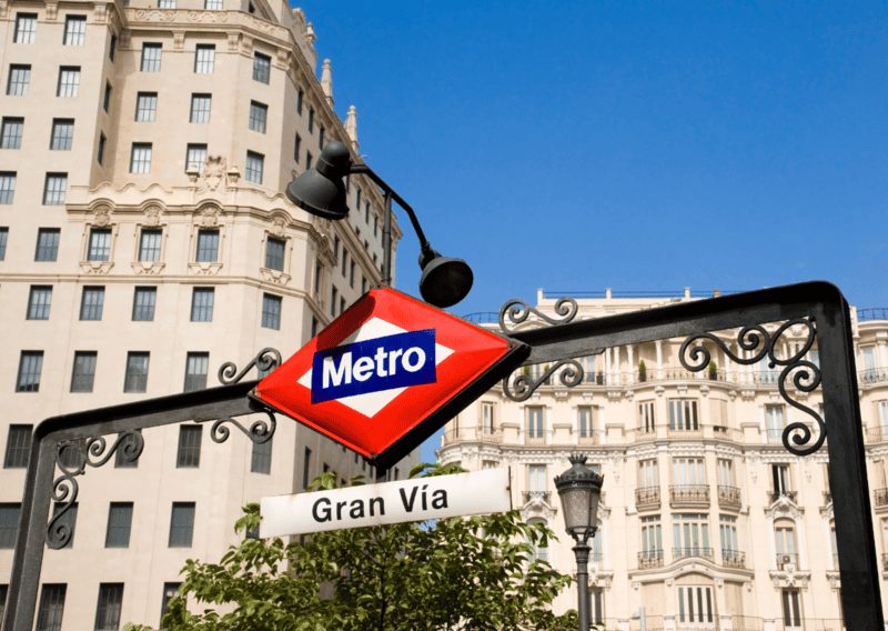 Living in Madrid for a Year Gran Via Metro Station