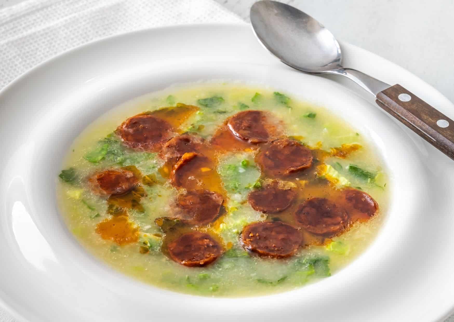 What to Eat and Drink in Portugal: A Travel and Food Guide, 9 Must Foods to Try When Visiting Lisbon, 3 Most Popular Dinners in Portugal: Recipe Guides for Bacalhau à Brás, Caldo Verde And Bifanas, How To Make Caldo Verde (Recipe Guide) Tips And Calories