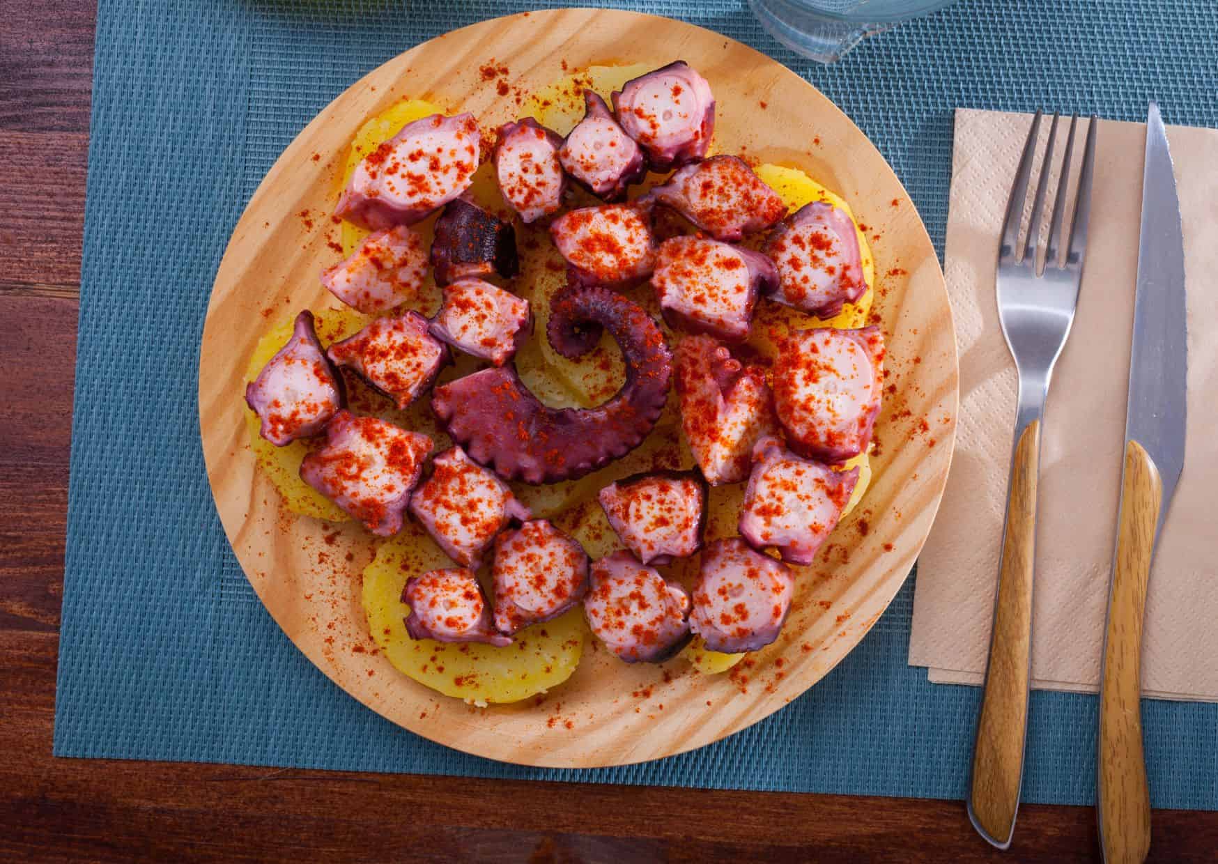 Most Popular Spanish Foods: How To Make Pulpo a la Gallega Galician-Style Octopus (Recipe Guide) 1 How To Make Pulpo a la Gallega Galician-Style Octopus (Recipe Guide)