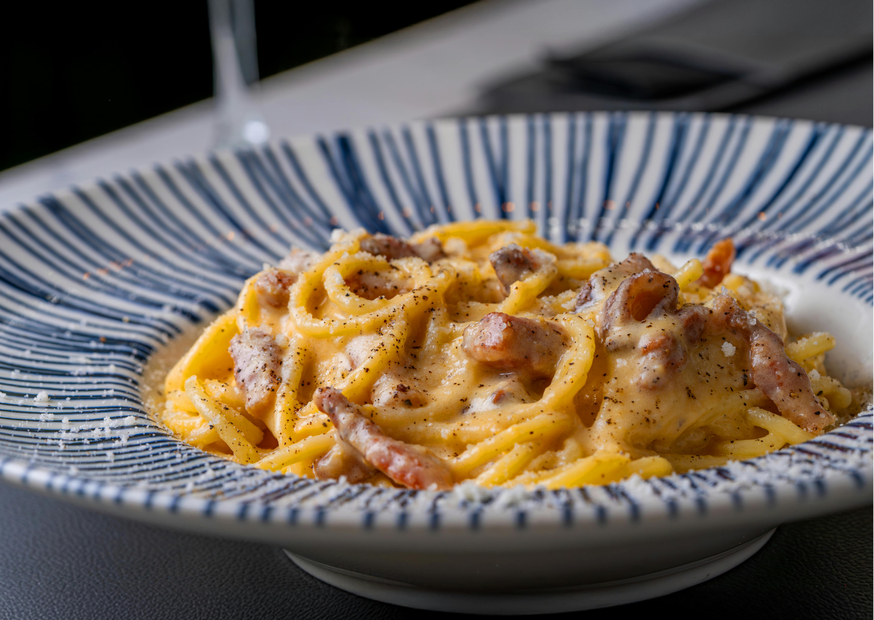 authentic Italian carbonara