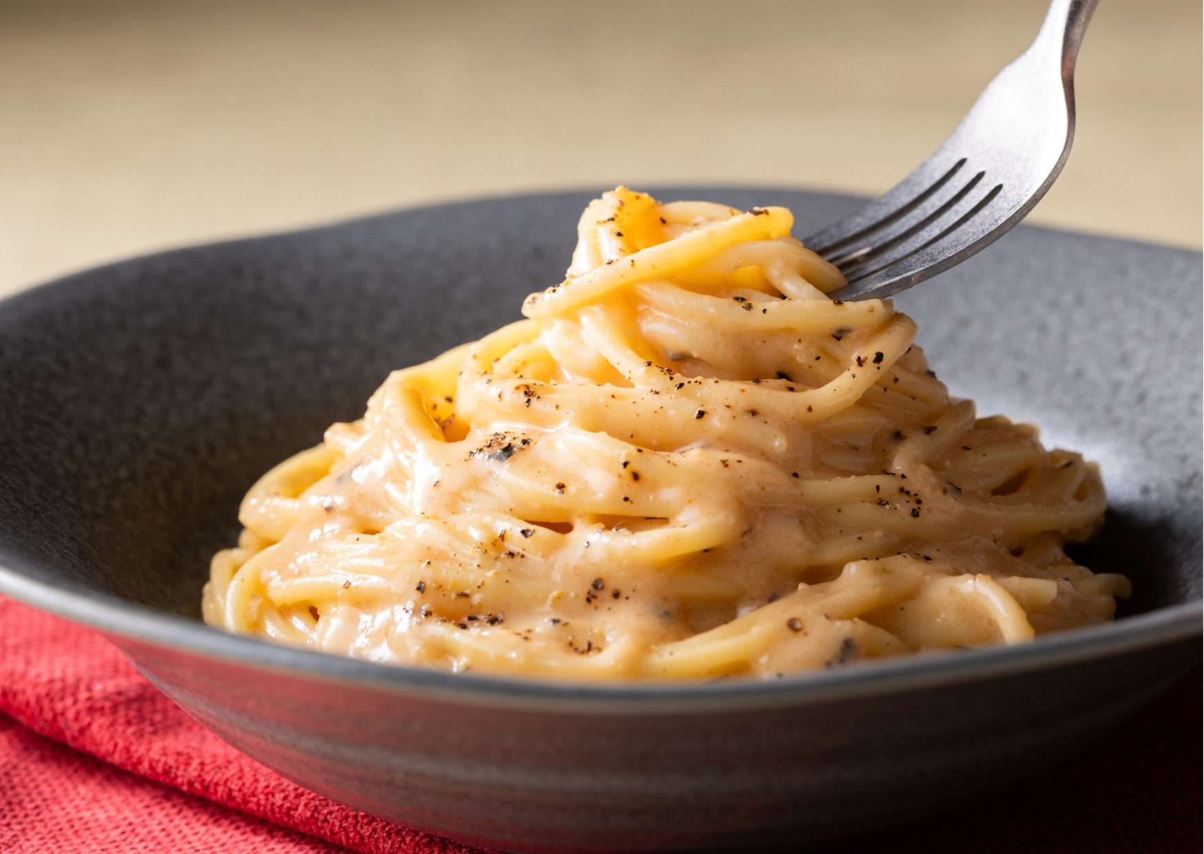cooking carbonara